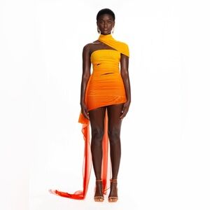 BBX Brand Ruched Bandeau Mini Dress